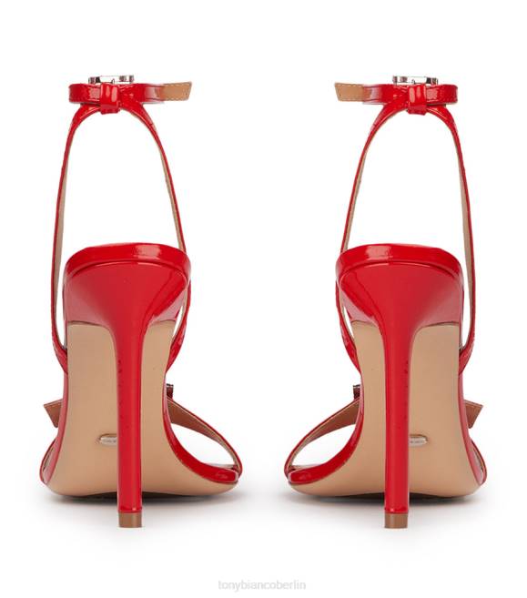 Stöckelschuhe| de Tony Bianco Frauen Mopsy-Absätze scharlachrotes Patent 4624137